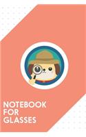 Notebook for glasses
