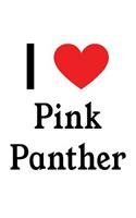 I Love Pink Panther: Pink Panther Designer Notebook