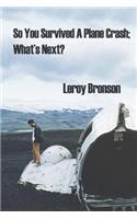 So You Survived A Plane Crash; What's Next?