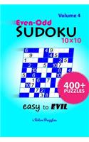 Even-Odd SuDoKu 10x10 Easy to Evil