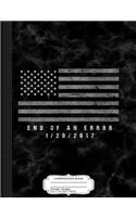 Trump Inauguration End of an Error Composition Notebook