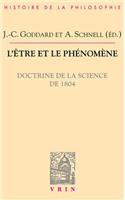 L'Etre Et Le Phenomene