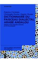 Dictionnaire Du Faisceau Dialectal Arabe Andalou