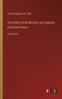 The History of the Manners and Customs of Ancient Greece
