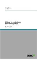 Bildung im veränderten Generationsgefüge