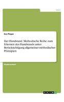 Handstand. Methodische Reihe zum Erlernen des Handstands unter Berücksichtigung allgemeiner methodischer Prinzipien