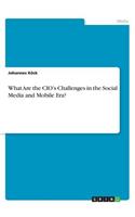 What Are the CIO's Challenges in the Social Media and Mobile Era?