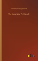 Great War As I Saw It