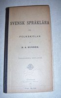 Svensk Spraklara for den hogre Elementarundervisningen (Norwegian Edition)