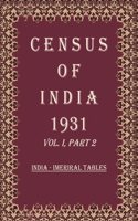 Census of India 1931: India - Ethnographical and Administration Report Volume Book 3 Vol. I, Part 3 & 5 [Hardcover]