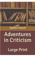 Adventures in Criticism: Large Print