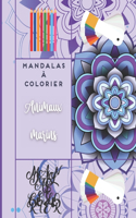 Mandalas à colorier - Animaux marins: Magnifiques Mandalas pour les passionnés Livre de Coloriage Adultes et enfants Anti-Stress et relaxant (requin, pieuvre, koi, dauphin, crabe ...) Ca