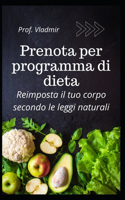 Prenota per programma di dieta