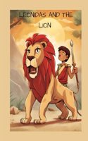 Leonidas and the Lion: story stories storybooks tales kids children toddlers preschoolers animals lion dog cat picture illustrated bedtime 5 minute short ages 4-8 years in