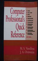 Computer Professional's Quick Reference