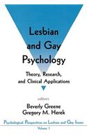 Lesbian and Gay Psychology