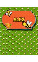Handwriting Practice 120 Page Honey Bee Book Alex: Primary Grades Handwriting Book K-2