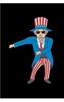 Funny floss like a boss uncle sam journal