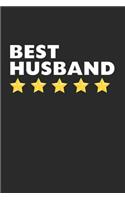 Best Husband: Lined Journal, Notebook, Diary For Men, Hubby Gift From Wife (6 x 9 100 Pages)