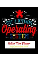 Just a Different Operating System Autism Mom Planner July- December 2019: Daily & Weekly Goals, Creative Ideas for Sensory, Visual, Speech & More!