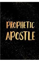 Prophetic Apostle: Blank Lined Journal Notebook, 120 Pages, Soft Matte Cover, 6 x 9