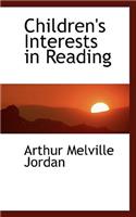 Children's Interests in Reading: (English)