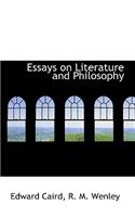 Essays on Literature and Philosophy
