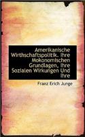 Amerikanische Wirthschaftspolitik. Ihre Mokonomischen Grundlagen, Ihre Sozialen Wirkungen Und Ihre