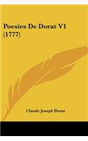 Poesies De Dorat V1 (1777): (French)