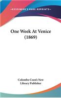 One Week At Venice (1869)