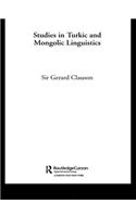 Studies in Turkic and Mongolic Linguistics