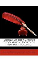 Journal of the American Geographical Society of New York, Volume 3