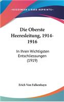 Die Oberste Heeresleitung, 1914-1916