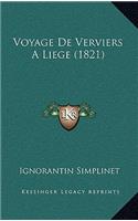 Voyage De Verviers A Liege (1821)