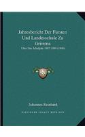 Jahresbericht Der Fursten Und Landesschule Zu Grimma