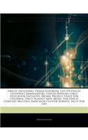 Articles on UNICEF, Including: Oxana Fedorova, List of UNICEF Goodwill Ambassadors, United Nations Girls' Education Initiative, Monee Project, Unite for Children, Unite Against AI