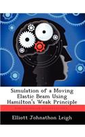 Simulation of a Moving Elastic Beam Using Hamilton's Weak Principle