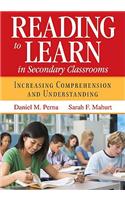 Reading to Learn in Secondary Classrooms