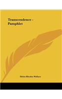 Transcendence - Pamphlet: (English)
