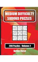 Medium Difficulty Sudoku Puzzles Volume 2