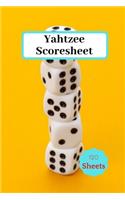 Yahtzee Scores Sheets