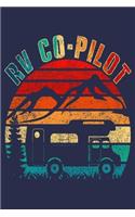 RV Co-Pilot: Funny Vintage Motorhome Travel Vacation Journal