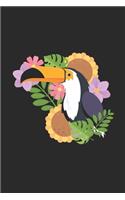 Toucan Tropical: Toucans Notebook, Graph Paper (6" x 9" - 120 pages) Animal Themed Notebook for Daily Journal, Diary, and Gift