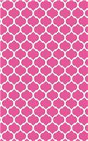 Moroccan Trellis - Fuchsia 101 - Lined Notebook With Margins 5x8