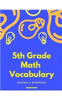 5th Grade Math Vocabulary Journal & Workbook