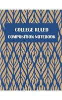 College Ruled Composition Notebook