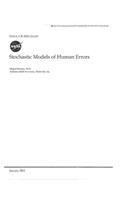 Stochastic Models of Human Errors