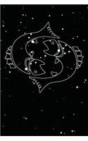 Pisces Zodiac Journal: 6x9 Horoscope Pisces Constellation Dream Journal and Diary Stars Astrology Gift Notebook 100+ Pages(6 Horoscope Journal)