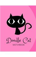 Doodle Cat Sketchbook: 8.5" X 11" Artist Drawing Pad: 110 pages, Sketching, Drawing and Creative Doodling. Notebook to Draw and Journal
