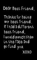 Dear Best Friend, Thanks for Being My Best Friend